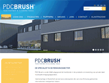 Tablet Screenshot of pdcbrush.be